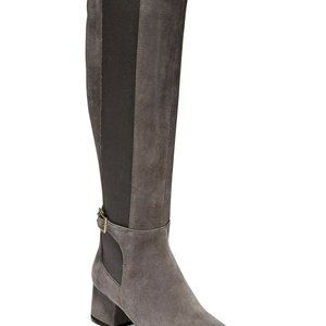 Cole Haan Womens Avani Stretch Riding Boots Gray B